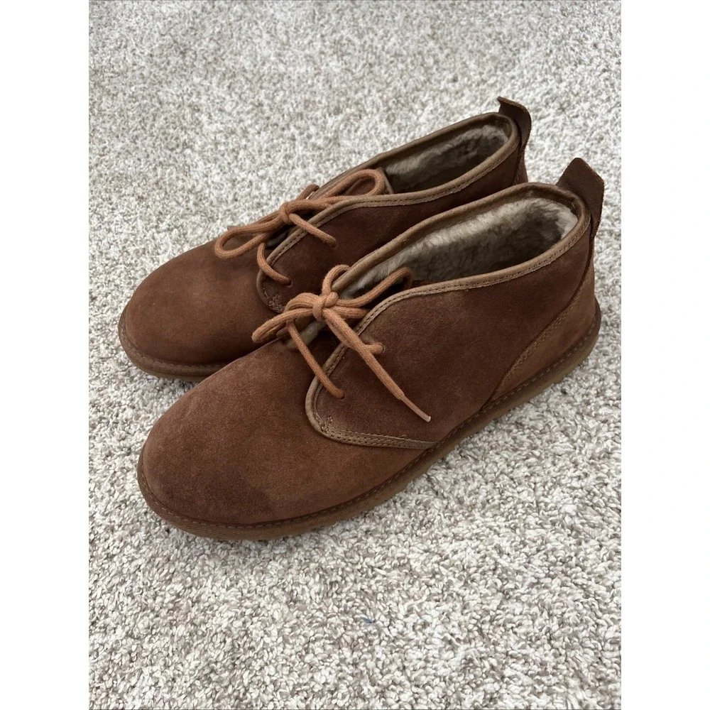 UGG Maksim Tamarind Chukka Low Boots 1016680 Mens Size 9 Brown Suede